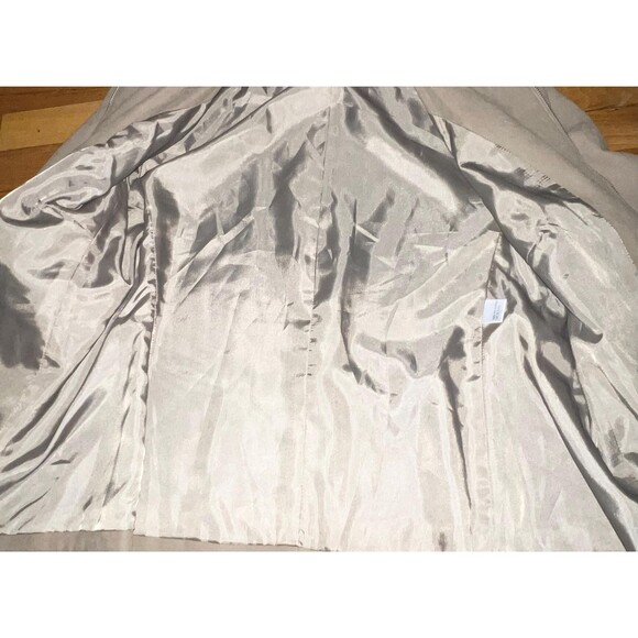 Dress Barn Jacket Size L Grey Suit Outer Long Sleeves Size 14 - Picture 3 of 8